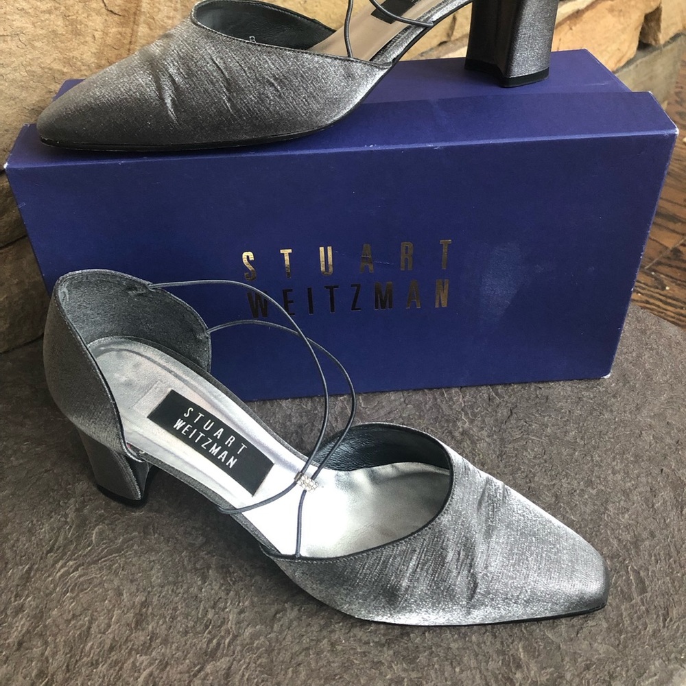 Stuart Weitzman, would be a great wedding shoe